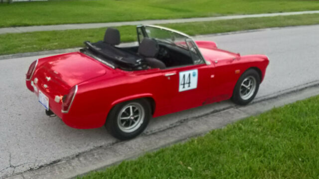 1969 Red Austin Healey Sprite