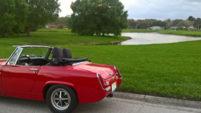 1969 Red Austin Healey Sprite