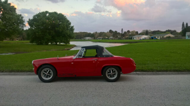 1969 Red Austin Healey Sprite