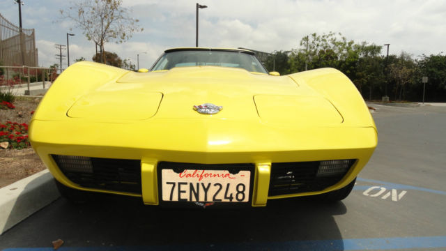 1978 sun fire yellow Chevrolet Corvette Coupe