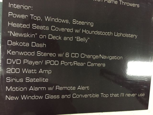 1968 Black Chevrolet Camaro Convertible