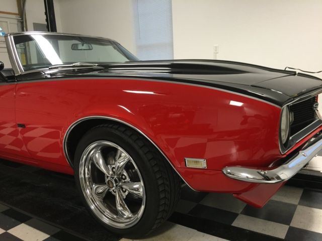 1968 Black Chevrolet Camaro Convertible