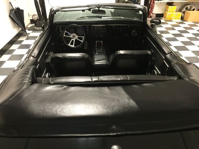 1968 Black Chevrolet Camaro Convertible