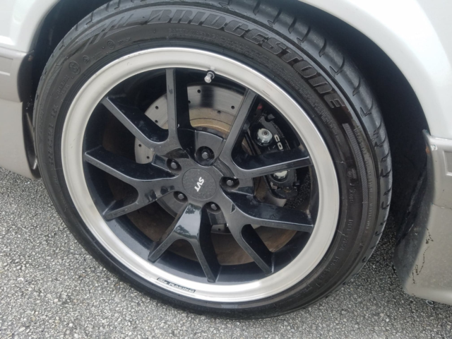 1991 White Ford Mustang Hatchback