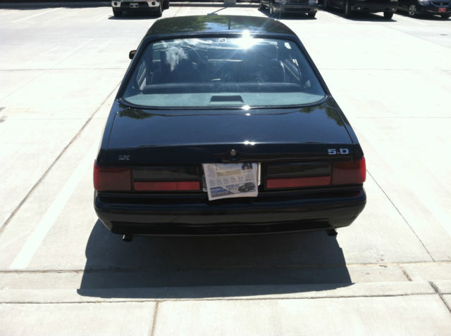 1988 Black Ford Mustang Coupe