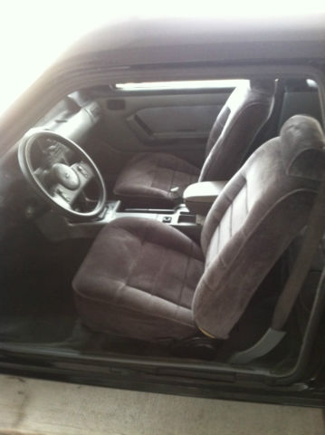 1988 Black Ford Mustang Coupe