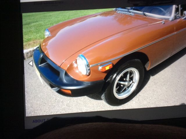 1979 Russet Brown MG MGB Convertible