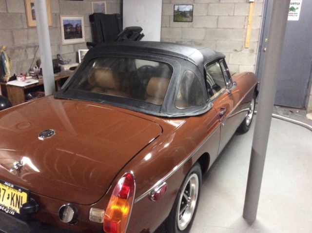1979 Russet Brown MG MGB Convertible