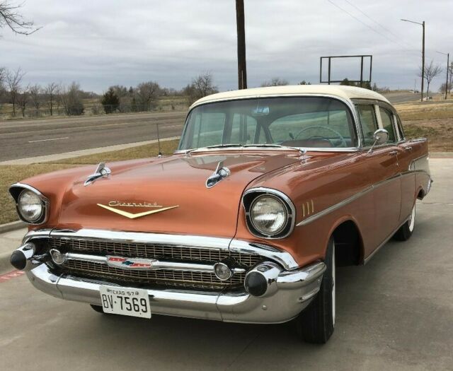 1957 Sierra Gold Chevrolet Bel Air/150/210 Sedan
