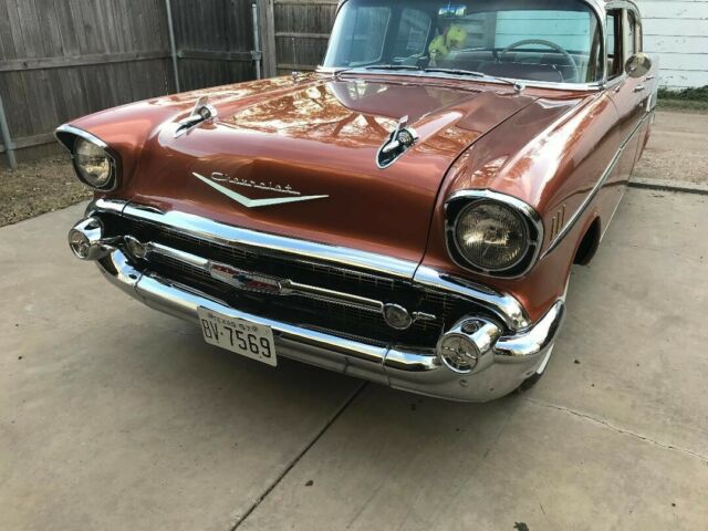 1957 Sierra Gold Chevrolet Bel Air/150/210 Sedan