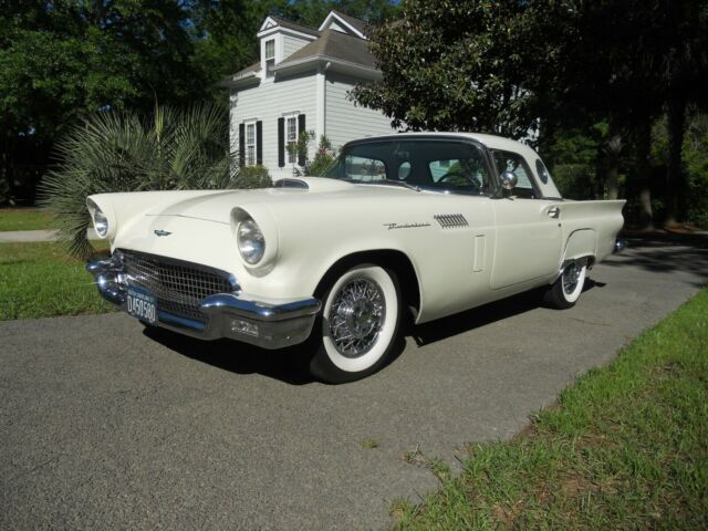1957 Colonial White Ford Thunderbird Convertible