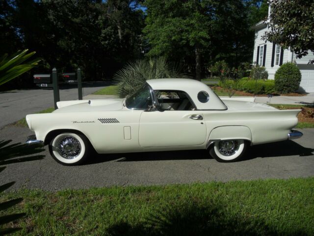 1957 Colonial White Ford Thunderbird Convertible