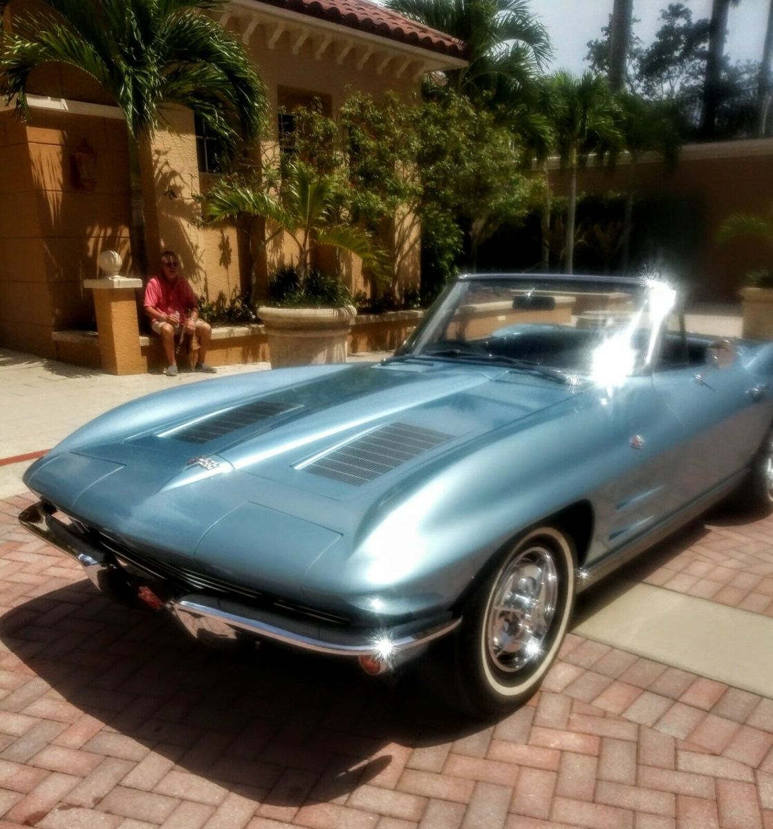 1963 Daytona blue Chevrolet Corvette
