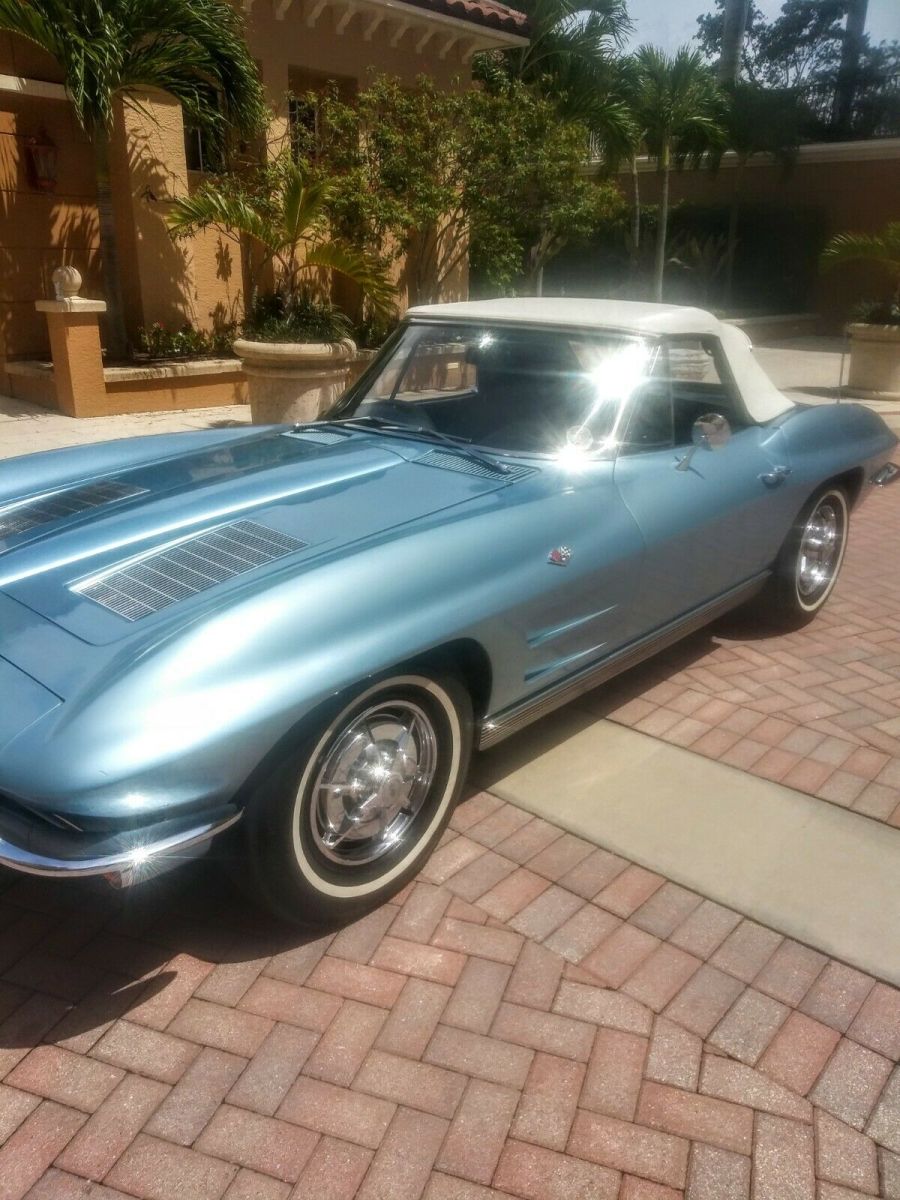 1963 Daytona blue Chevrolet Corvette