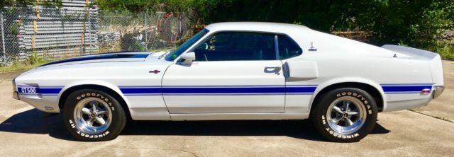 1970 White Ford Mustang Coupe