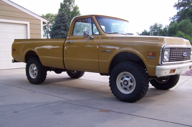 1971 Ochre Chevrolet C/K Pickup 2500 Standard Cab Pickup