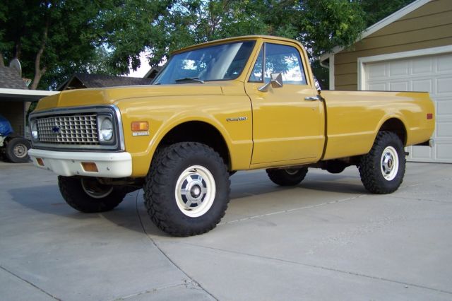 1971 Ochre Chevrolet C/K Pickup 2500 Standard Cab Pickup