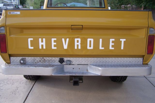 1971 Ochre Chevrolet C/K Pickup 2500 Standard Cab Pickup