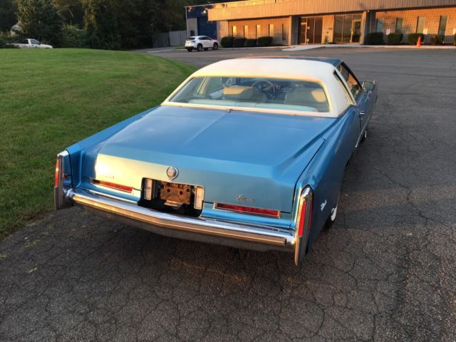 1976 Blue Cadillac Eldorado Coupe