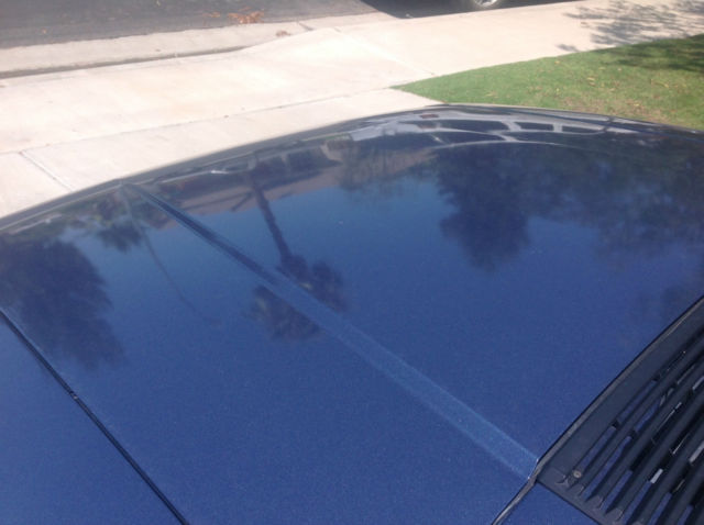 1986 Blue Ford Mustang Notchback