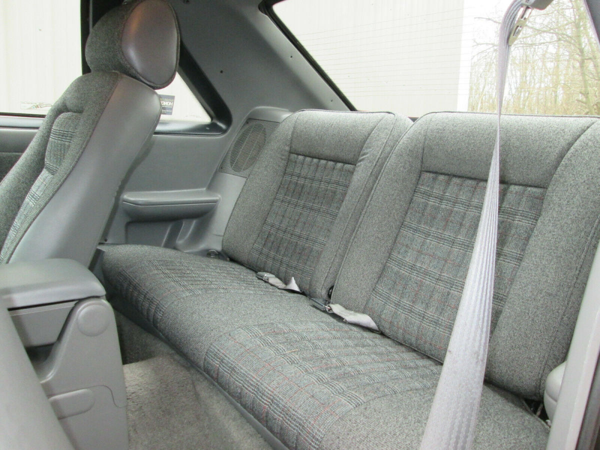 1987 Black Ford Mustang Hatchback