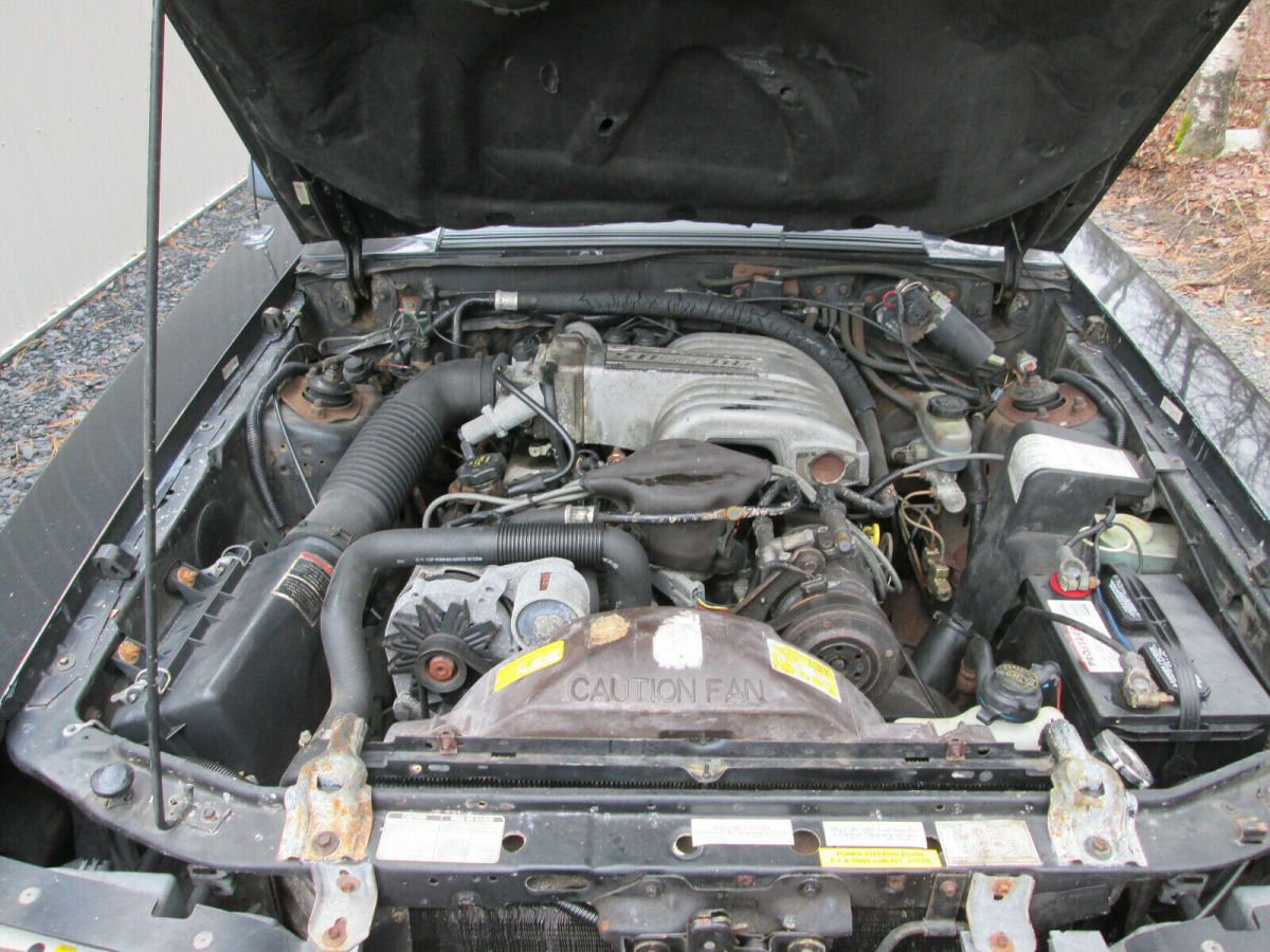 1987 Black Ford Mustang Hatchback