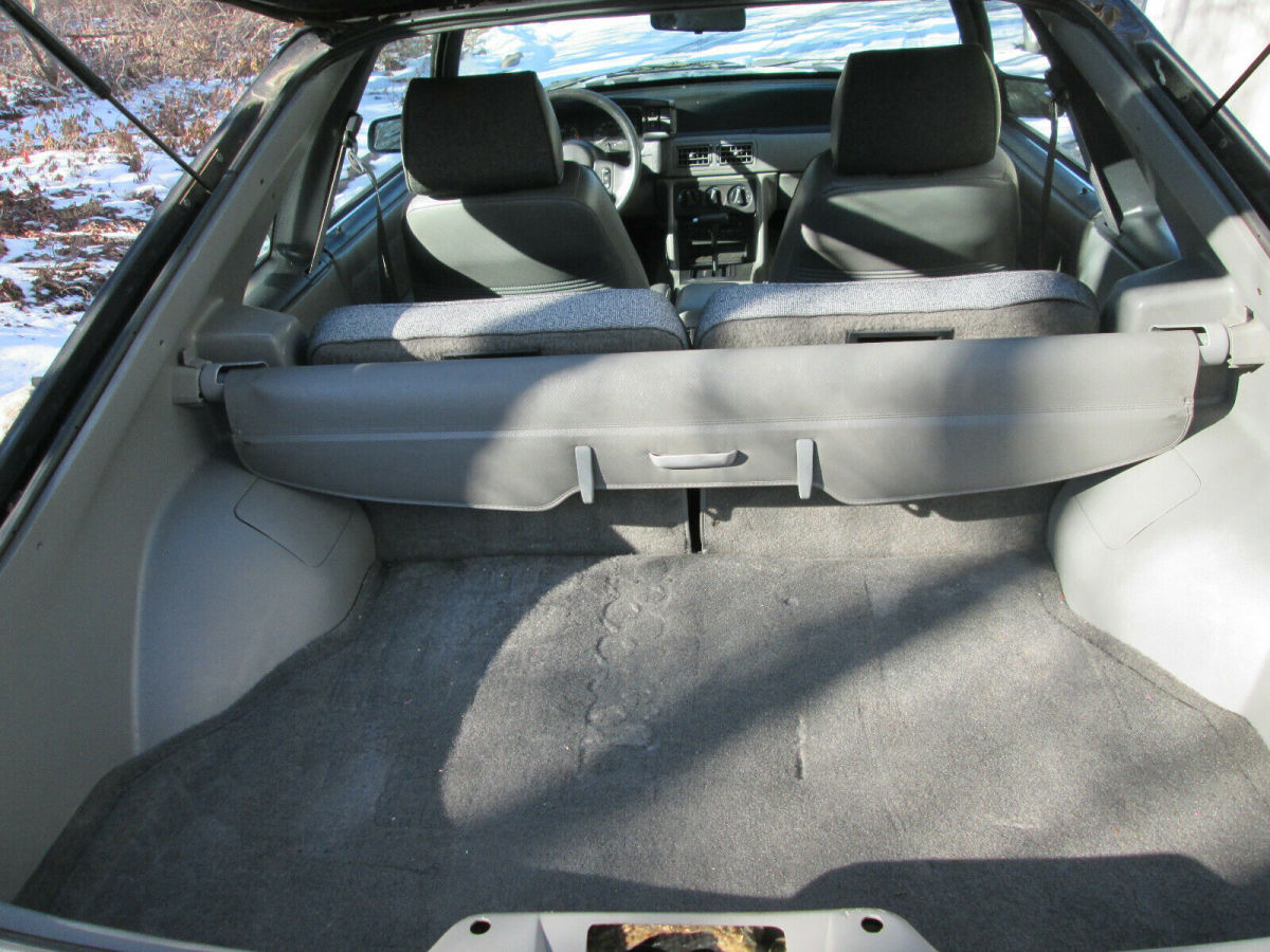 1987 Black Ford Mustang Hatchback