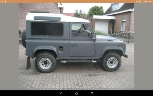 1988 Gray Land Rover Defender