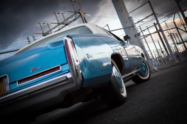 1976 Blue Cadillac Eldorado Coupe