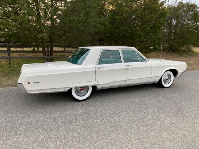 1968 White Chrysler Newport Hardtop