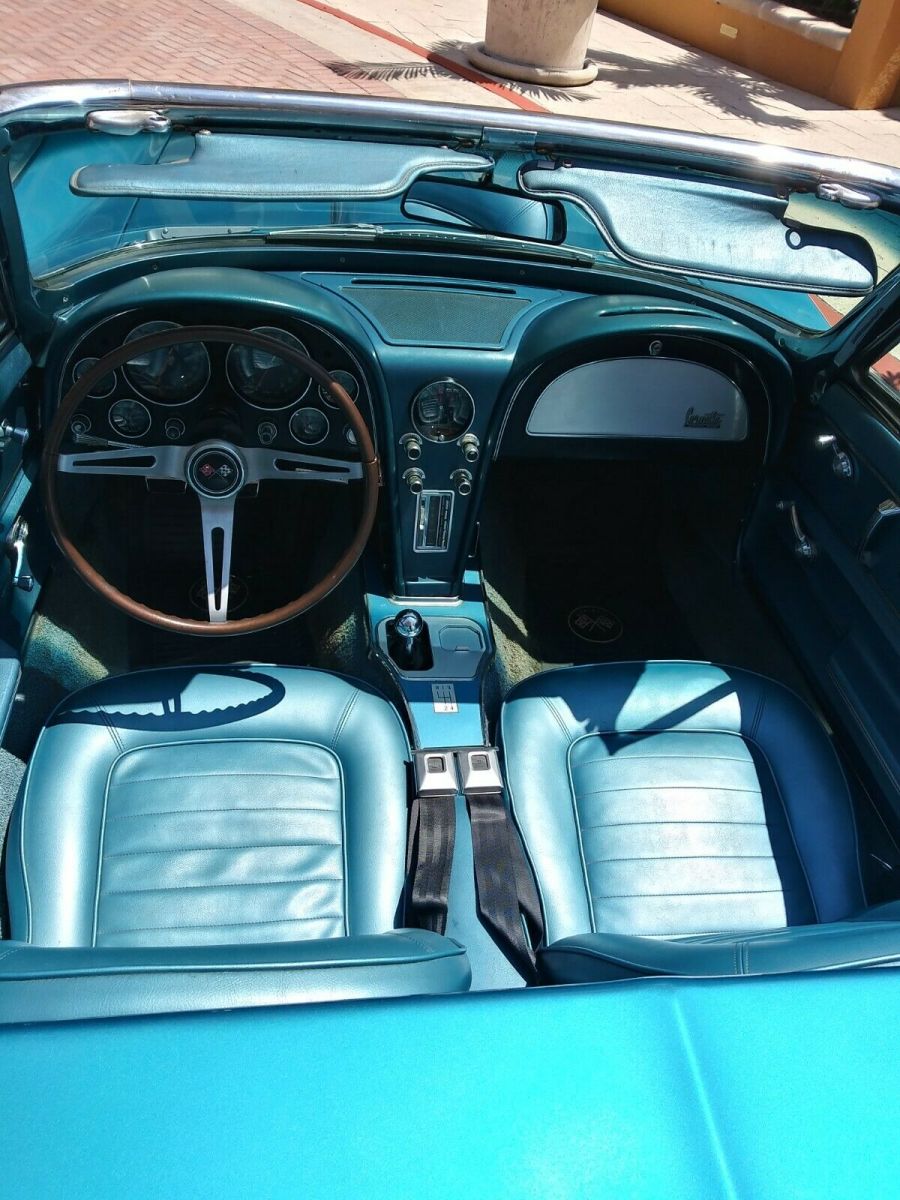 1966 Nassau blue Chevrolet Corvette Coupe