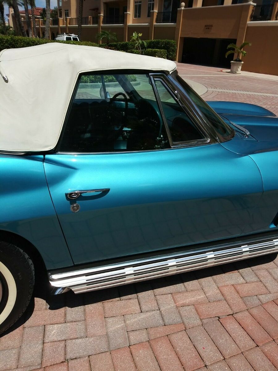 1966 Nassau blue Chevrolet Corvette Coupe