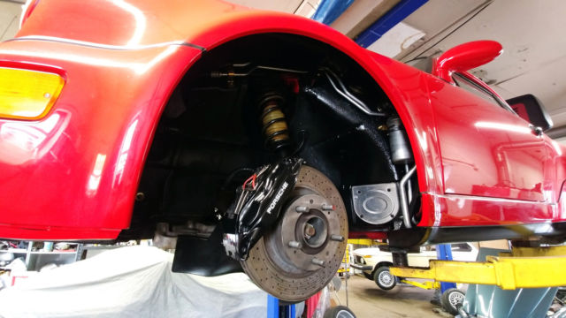 1991 Red Porsche 911 Coupe