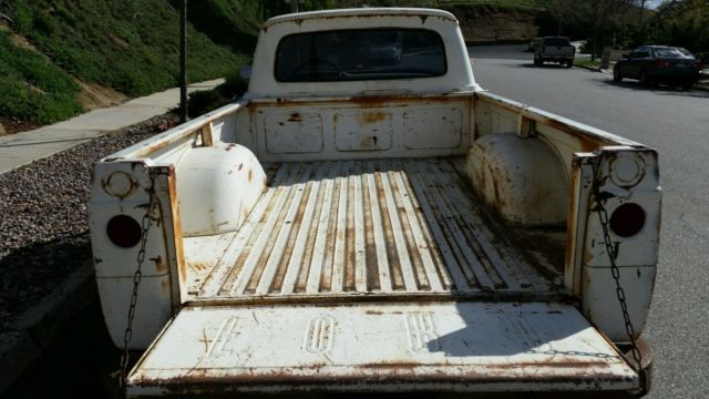 1962 White Ford F-100 Standard Cab Pickup
