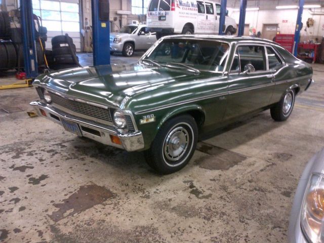 1972 Green Chevrolet Nova Coupe