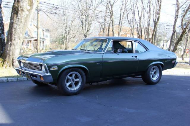 1972 Green Chevrolet Nova Coupe