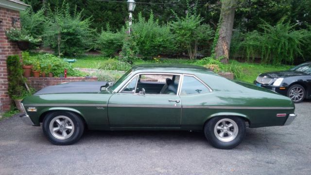 1972 Green Chevrolet Nova Coupe