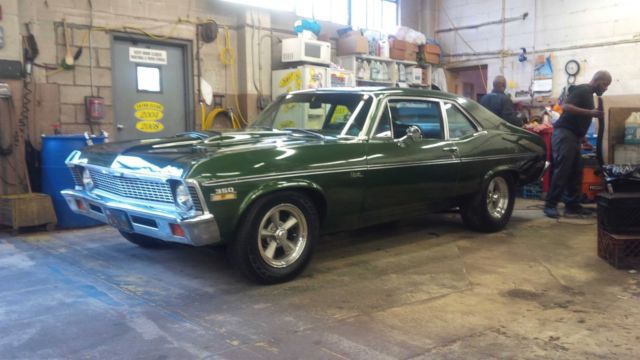 1972 Green Chevrolet Nova Coupe