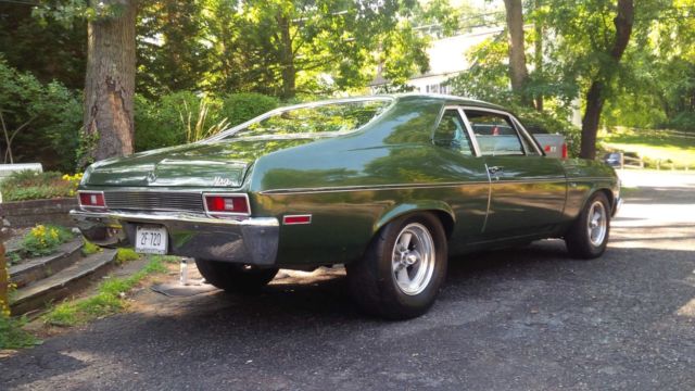 1972 Green Chevrolet Nova Coupe