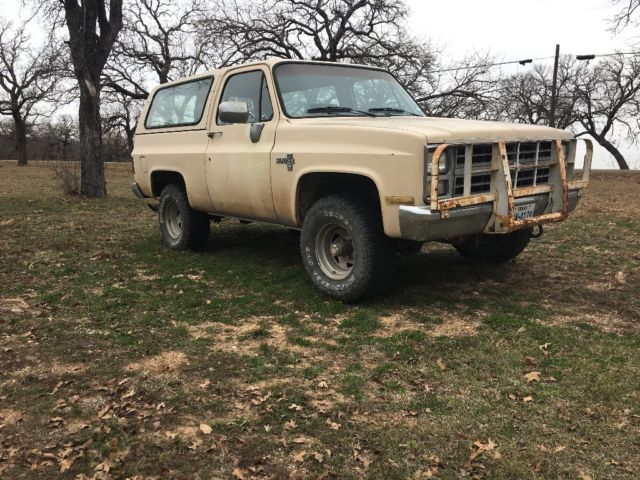 1985 Tan Chevrolet Blazer