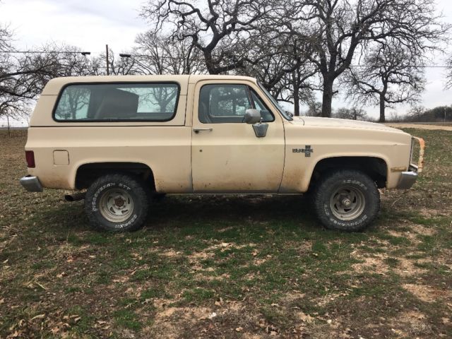 1985 Tan Chevrolet Blazer