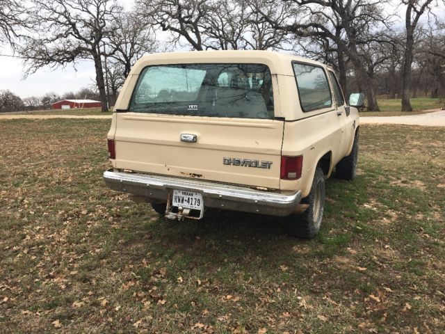 1985 Tan Chevrolet Blazer