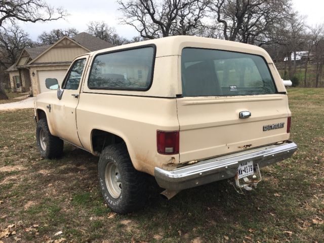1985 Tan Chevrolet Blazer
