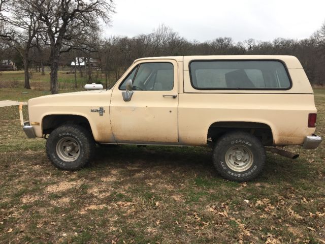 1985 Tan Chevrolet Blazer