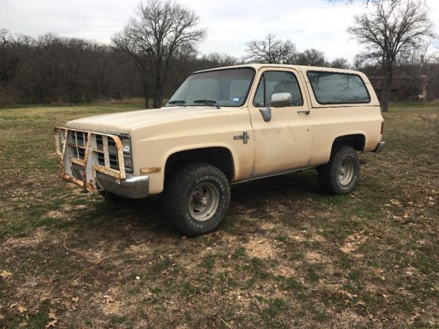 1985 Tan Chevrolet Blazer