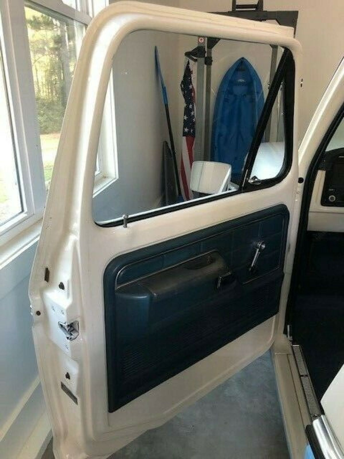 1973 Blue, White Ford F-100 Standard Cab Pickup