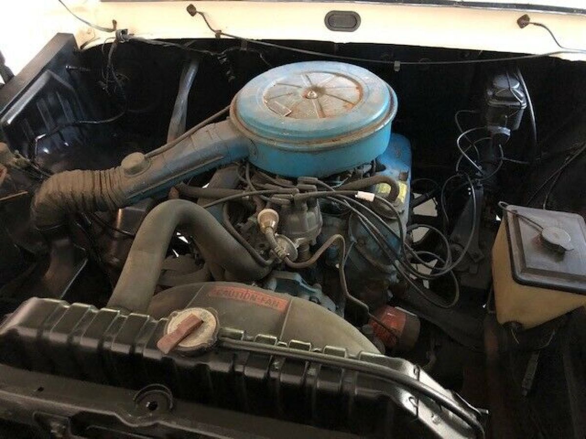 1973 Blue, White Ford F-100 Standard Cab Pickup