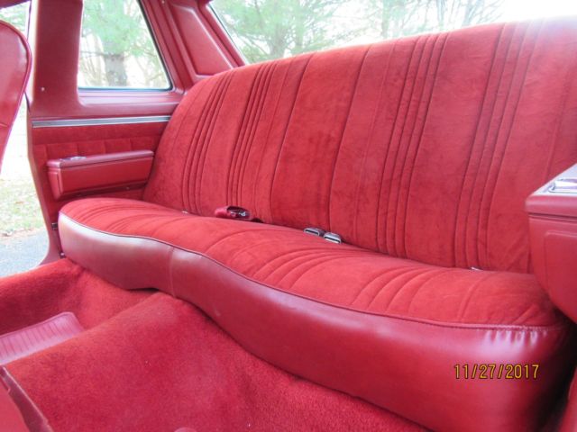 1977 FACTORY ROMAN RED Pontiac Bonneville Coupe