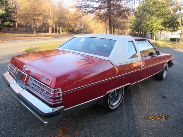 1977 FACTORY ROMAN RED Pontiac Bonneville Coupe