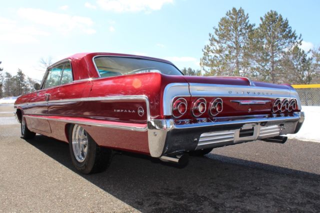 1964 Red Chevrolet Impala Coupe